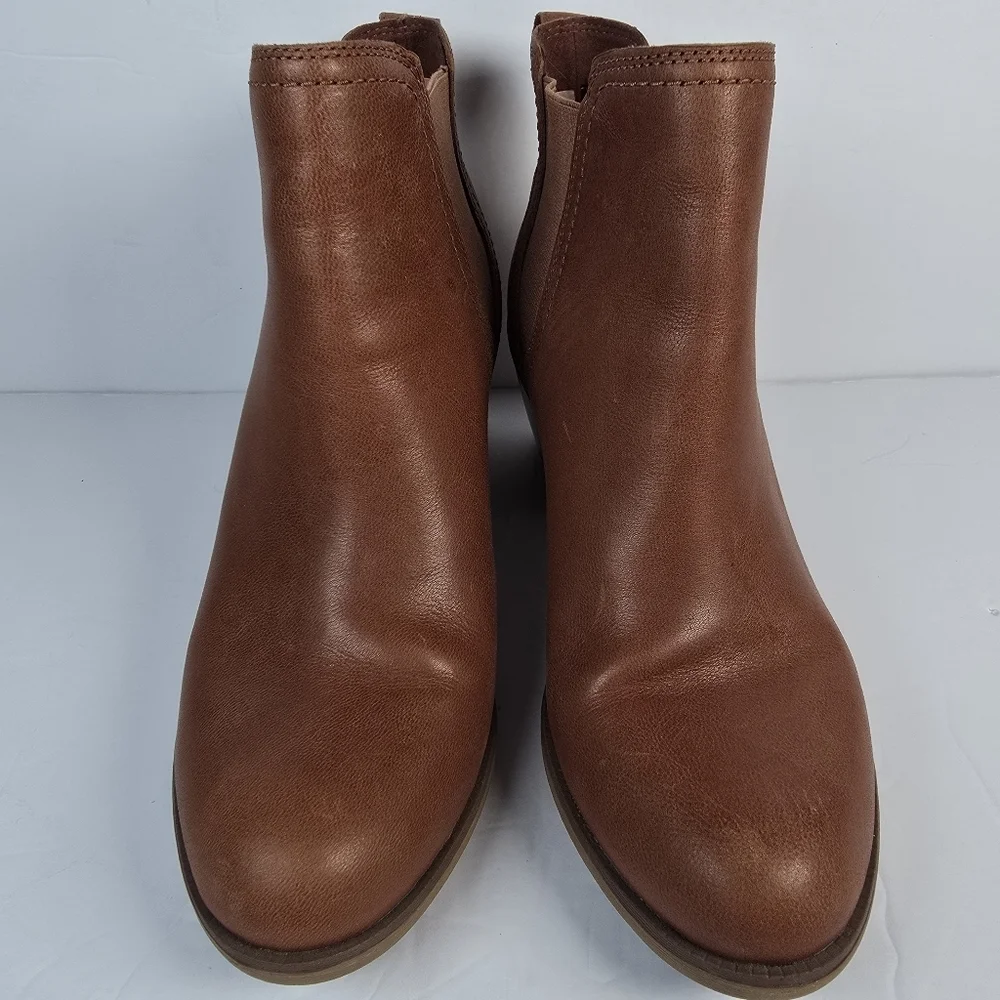 NWOT Timberland Womens Chelsea Brynlee Park Cognac Ankle Boots Size 6 Cabincore